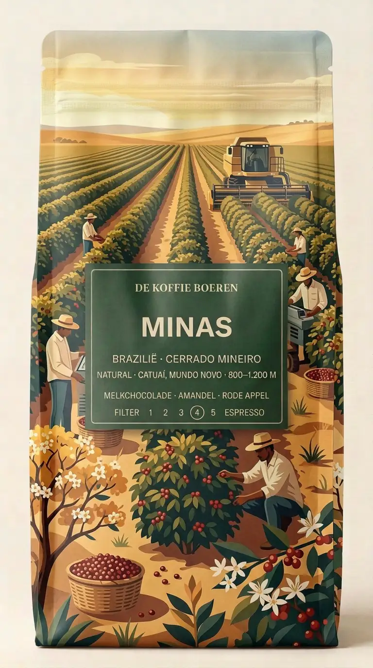 Zak Minas koffiebonen, Medium roast